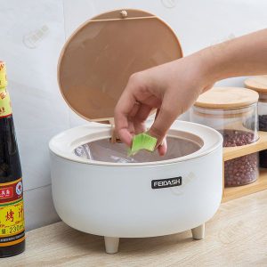 ゴミ箱 7L 2L 幅220mm ふた付き 密閉 ミニ 小型 おしゃれ ごみ箱 パッキン付 蓋つき 臭い対策 ダストボックス 見えない シンプル 台所 生ゴミ オムツ 卓上