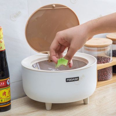 ゴミ箱 7L 2L 幅220mm ふた付き 密閉 ミニ 小型 おしゃれ ごみ箱 パッキン付 蓋つき 臭い対策 ダストボックス 見えない シンプル 台所 生ゴミ オムツ 卓上