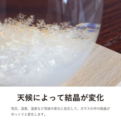 テンポドロップ ミニ ストームグラス 天気がわかる置物