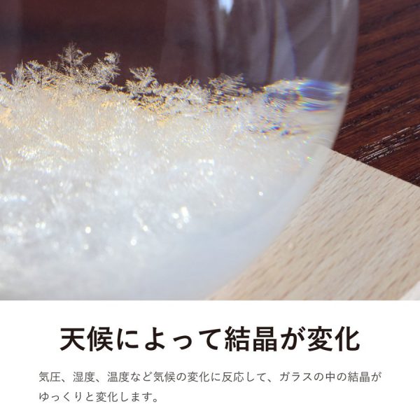 テンポドロップ ミニ ストームグラス 天気がわかる置物