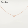 CARTIER カルティエ DIAMANTS LÉGERS NECKLACE SM ディアマン レジェ ネックレス ピンクゴールド B7215700