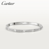 CARTIER カルティエ LOVE ブレスレット SM パヴェセッティング ホワイトゴールド N6710817