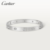 CARTIER カルティエ LOVE ブレスレット ダイヤモンド10個 ホワイトゴールド B6040717
