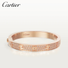 CARTIER カルティエ LOVE ブレスレット パヴェダイヤモンド ピンクゴールド N6036917