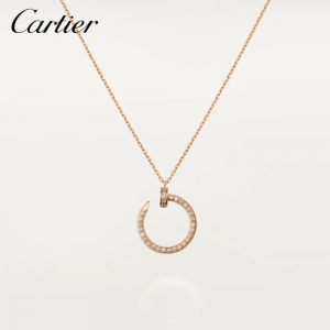 CARTIER カルティエ ジュスト アン クル ネックレス ピンクゴールド B3047000