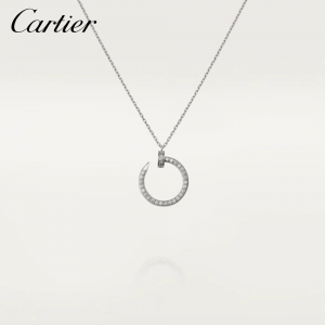 CARTIER カルティエ ジュスト アン クル ネックレス ホワイトゴールド B3046900