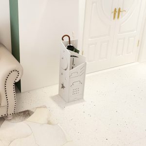 傘立てファッション超薄型屋外北欧シンプルホワイトグレー安い鉄シンプルな入り口正方形省スペース傘立て