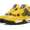 NIKE AIR JORDAN 4 RETRO LIGHTNING 2021 tour yellowdark blue grey ct8527-700 スニーカー AJ IV ツアーイエロー ダークブルーグレー (7)