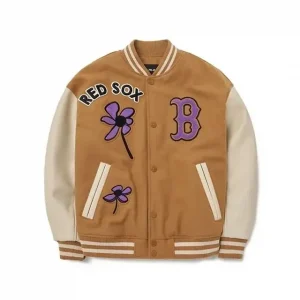 MLB LOGO JACKET アウター 韓国風 ブラック 男女兼用 ジャケット カーキ (1)